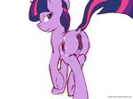  a2 animal_genitals anus female friendship_is_magic happy my_little_pony pussy simple_background smile solo twilight_sparkle_(mlp) white_background 