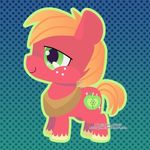  big_macintosh_(mlp) cute equine friendship_is_magic green_eyes happy horse male mammal miss-glitter_(artist) my_little_pony pony smile solo tagme 