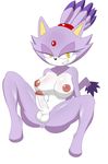  anthro balls big_breasts big_nipples blaze_the_cat breasts damian_hodge dickgirl fat_cock flaccid half-closed_eyes intersex looking_at_viewer navel nipples nude penis presenting presenting_penis simple_background smug solo sonic_(series) spread_legs spreading thick_thighs video_games 