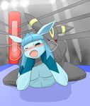  anthro bigger_version_at_the_source blush duo eeveelution fight glaceon male male/male nintendo pok&eacute;mon sweat tsubasa1110 umbreon video_games wrestling 