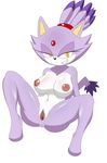  anthro big_breasts big_clitoris big_nipples big_pussy blaze_the_cat breasts clitoris damian_hodge fat_pussy female half-closed_eyes huge_breasts looking_at_viewer nipples nude presenting presenting_pussy pussy simple_background smug solo sonic_(series) spread_legs spreading thick_thighs video_games 