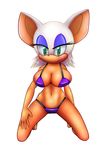  bat bikini breasts clothing female green_eyes licking licking_lips looking_at_viewer mammal rouge_the_bat shadowfan0x0 solo sonic_(series) swimsuit tongue tongue_out 
