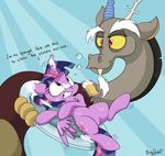  2015 cute discord_(mlp) draconequus english_text equine female feral friendship_is_magic horn male mammal mistydash my_little_pony text twilight_sparkle_(mlp) winged_unicorn wings 