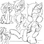  2015 animal_genitalia balls butt doodle equine erection fan_character fellatio feral hair horse horsecock male mammal my_little_pony neko_3240 nude oral oral_penetration penis pony sex simple_background tongue white_background 