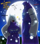  blush caprine dialogue english_text female goat male mammal monster moon night one_eye_closed open_mouth ragnarok_(walter_sache) smile text toriel undertale video_games walter_sache 
