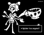  2015 arachnid arthropod binary female muffet neonlink spider undertale video_games 