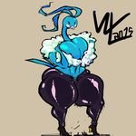  2015 altaria anthro avian big_breasts bird blue_body breasts clothing female high_heels nintendo pants pok&eacute;mon pok&eacute;morph solo thick_thighs video_games wide_hips wolflance 