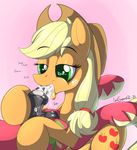  2015 animal_genitalia applejack_(mlp) balls big_macintosh_(mlp) cum cum_in_mouth cum_inside cutie_mark deep_throat duo earth_pony equine female friendship_is_magic fur hair horse horsecock incest lord_superstar male male/female mammal my_little_pony oral penis pony sex swallowing 