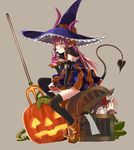  :t alternate_costume asymmetrical_horns bat_wings black_legwear blue_eyes blush boots bow cake cherry demon_tail dessert detached_sleeves dress elizabeth_bathory_(fate)_(all) elizabeth_bathory_(halloween)_(fate) fang_out fate/extra fate/extra_ccc fate/grand_order fate_(series) food fork frilled_hat frills fruit gloves hair_bow halloween hat horns in_container jack-o'-lantern large_hat long_hair multiple_girls nail_polish ningen_(ningen96) open_mouth over-kneehighs paw_gloves paws pink_hair pink_nails plate pointy_ears pointy_shoes polearm pout shoes simple_background sitting sitting_on_chest sulking tail tamamo_(fate)_(all) tamamo_cat_(fate) tears thighhighs thorns treasure_chest trident weapon winged_shoes wings witch_hat 