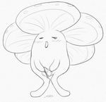  animal_genitalia blush cum female feral looking_at_viewer monochrome nintendo one_eye_closed open_mouth pencil_(artwork) plant pok&eacute;mon pussy simple_background solo traditional_media_(artwork) video_games vileplume white_background wink yaroul 