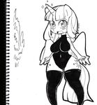  2015 anthro anthrofied basketgardevoir black_and_white clothing cutie_mark equine female friendship_is_magic mammal monochrome my_little_pony solo twilight_sparkle_(mlp) wide_hips 