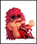  blood feamle feanor flaky gore happy_tree_friends hedgehog mammal solo 