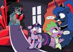  2015 dragon english_text equine female feral friendship_is_magic horn king_sombra_(mlp) male mammal mistydash my_little_pony princess_luna_(mlp) spike_(mlp) text twilight_sparkle_(mlp) unicorn winged_unicorn wings 