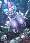  2015 anthro atryl breasts clothing dragon equine eyewear female friendship_is_magic gloves goggles horn horse male mammal my_little_pony nipples pussy spike_(mlp) twilight_sparkle_(mlp) unicorn 