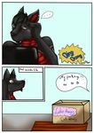  canine comic dollification dragon hybrid kaeaskavi male mammal rubber sissyfication transformation wolf 