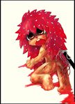  blood feanor female flaky gore happy_tree_friends hedgehog mammal solo 