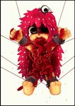  blood feamle feanor flaky gore happy_tree_friends hedgehog mammal solo 