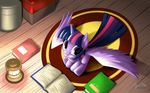  2015 cute equine female feral friendship_is_magic horn mammal my_little_pony mysticalpha smile solo twilight_sparkle_(mlp) winged_unicorn wings 