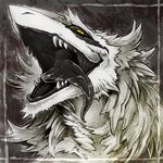  2015 ambiguous_gender anthro black_sclera black_tongue drooling fur grey_fur hair looking_at_viewer m5-memyou markings nude open_mouth saliva sergal slit_pupils smile solo teeth tongue tongue_out white_fur white_hair yellow_eyes 