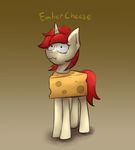  cheese equine female food_creature horn horse mammal marsminer my_little_pony pony solo unicorn velvet_pastry 