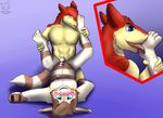  anal anthro blush cub cum cum_on_stomach eon_(typhlosion) erection feet foot_fetish furret male male/male nintendo paws pok&eacute;mon pokefur teenager toes typhlosion video_games walter9433_(artist) young 