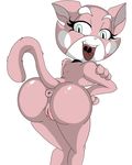  anal anthro anus blpanda breasts butt cat edit feline female fur mammal nude pink_fur pussy shima_luan solo super_planet_dolan 