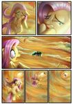  2014 applejack_(mlp) comic equine female fluttershy_(mlp) friendship_is_magic horse luke262 mammal my_little_pony pegasus pony wings 