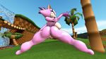  2015 3d anthro anus areola big_breasts blaze_the_cat breasts butt cat erect_nipples feline female mammal nipples nude pussy shocking_(artist) solo sonic_(series) 