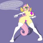  &lt;3 2015 anthro anthrofied areola breasts clothed clothing elbow_gloves english_text equine female fluttershy_(mlp) friendship_is_magic gloves half-dressed jrvanesbroek legwear mammal mask my_little_pony nipple_bulge pasties pegasus sketch solo stockings superhero text wings 