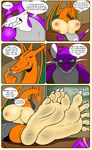  2015 anthro big_breasts blush breasts charizard comic dialogue domination english_text female female_domination foot_focus lol_comments male male/female nintendo nipples orgasm_denial pok&eacute;mon rattata sex size_difference text titfuck video_games zp92 