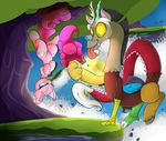  2015 discord_(mlp) duo earth_pony equine female feral friendship_is_magic horse humor madacon male mammal my_little_pony pinkie_pie_(mlp) pony 