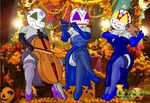  concertista female group halloween holidays holyday instrumentos invalid_tag por_furryart_(artist) sensual shulk 