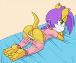  anthro anus butt clothing feet female looking_at_viewer melody_prower panties pussy raised_tail solo sonic_(series) the_other_half toes underwear 