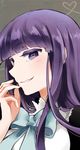  blue_hair frederica_bernkastel heart heart-shaped_pupils hime_cut long_hair looking_at_viewer solo symbol-shaped_pupils umineko_no_naku_koro_ni yang38 