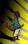  2015 abstract anthro ball cat clothing dark feline focused fur hoodie light mammal solo zvxtriad 