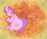  animated autumn chubby cute cutie_mark diamond_tiara_(mlp) earth_pony equine feral friendship_is_magic grass hair horse mammal multicolored_hair my_little_pony overweight pony rolling secretgoombaman12345 solo two_tone_hair 
