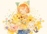  ^_^ animal_hood bad_id bad_twitter_id cat_hood character_name closed_eyes dated fang happy_birthday holding holding_stuffed_animal hood hoodie hoshizora_rin love_live! love_live!_school_idol_project orange_hair pechika short_hair skirt smile solo star stuffed_animal stuffed_bunny stuffed_dog stuffed_duck stuffed_giraffe stuffed_pig stuffed_toy twitter_username 