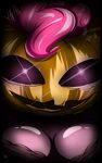  2015 anthro breasts cleavage clothed clothing female friendship_is_magic hair halloween holidays looking_at_viewer my_little_pony pink_hair pumpkin sanders solo 