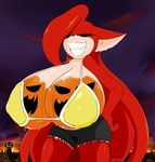  2015 angelthecatgirl anthro big_breasts bra breasts cat cleavage clothed clothing feline female halloween holidays huge_breasts mammal skimpy solo underwear 