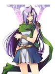  faris_scherwiz ff_gradient final_fantasy final_fantasy_v green_eyes headband long_hair purple_hair scarf shima_chiyo solo 