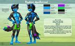  anthro bulge clothing faolan_aviternal male model_sheet solo underwear vallhund wusky 