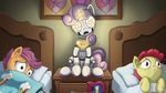  2015 apple_bloom_(mlp) bed clock equine female friendship_is_magic horn horse lying machine mammal my_little_pony pony robot scootaloo_(mlp) starbat sweetie_belle_(mlp) sweetie_bot unicorn 