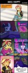  &lt;3 2015 blonde_hair book comic dialogue english_text equestria_girls equine feathers female friendship_is_magic glowing hair horn human inkwell loose_feather mammal my_little_pony pen quill red_hair scared sunset_shimmer_(eg) text twilight_sparkle_(mlp) uotapo winged_unicorn wings writing 
