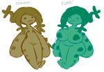  big_breasts breasts cacturne eyes_closed flat_chested flora_fauna green_nipples jigglybutts nintendo nipples plant pok&eacute;mon thick_thighs video_games 