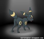  anatomically_correct butt canine eeveelution female feral fox looking_back mammal nintendo pok&eacute;mon presenting presenting_hindquarters pussy solo terraraptor umbreon video_games 