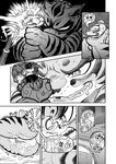  2015 angry bone comic dreamworks duo feline female frown fur kung_fu_panda mammal master_tigress master_viper monochrome pussy reptile scales scalie skeleton snake speechless stripes sweat teeth tiger tongue tongue_out zenmigawa 