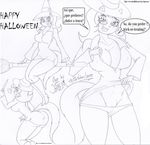  2015 anthro big_breasts breasts cat cleavage clothed clothing english_text feline female halloween holidays jojocoso kitty_katswell magic_user mammal solo t.u.f.f._puppy text witch 