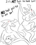  angry arguing belly breasts frostedscales fwosty skyes tongue zera 