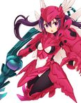  :o armor claws cosplay faulds fingerless_gloves gauntlets gloves gochuumon_wa_usagi_desu_ka? greaves helmet lance long_hair overlord_(maruyama) pauldrons polearm purple_eyes purple_hair red_armor shalltear_bloodfallen shalltear_bloodfallen_(cosplay) simple_background solo tedeza_rize twintails ug_(nekonekodou) v-shaped_eyebrows weapon white_background 