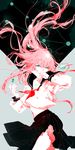  absurdres constellation green_eyes highres moss_(2225028) original pink_hair school_uniform solo taurus zodiac 